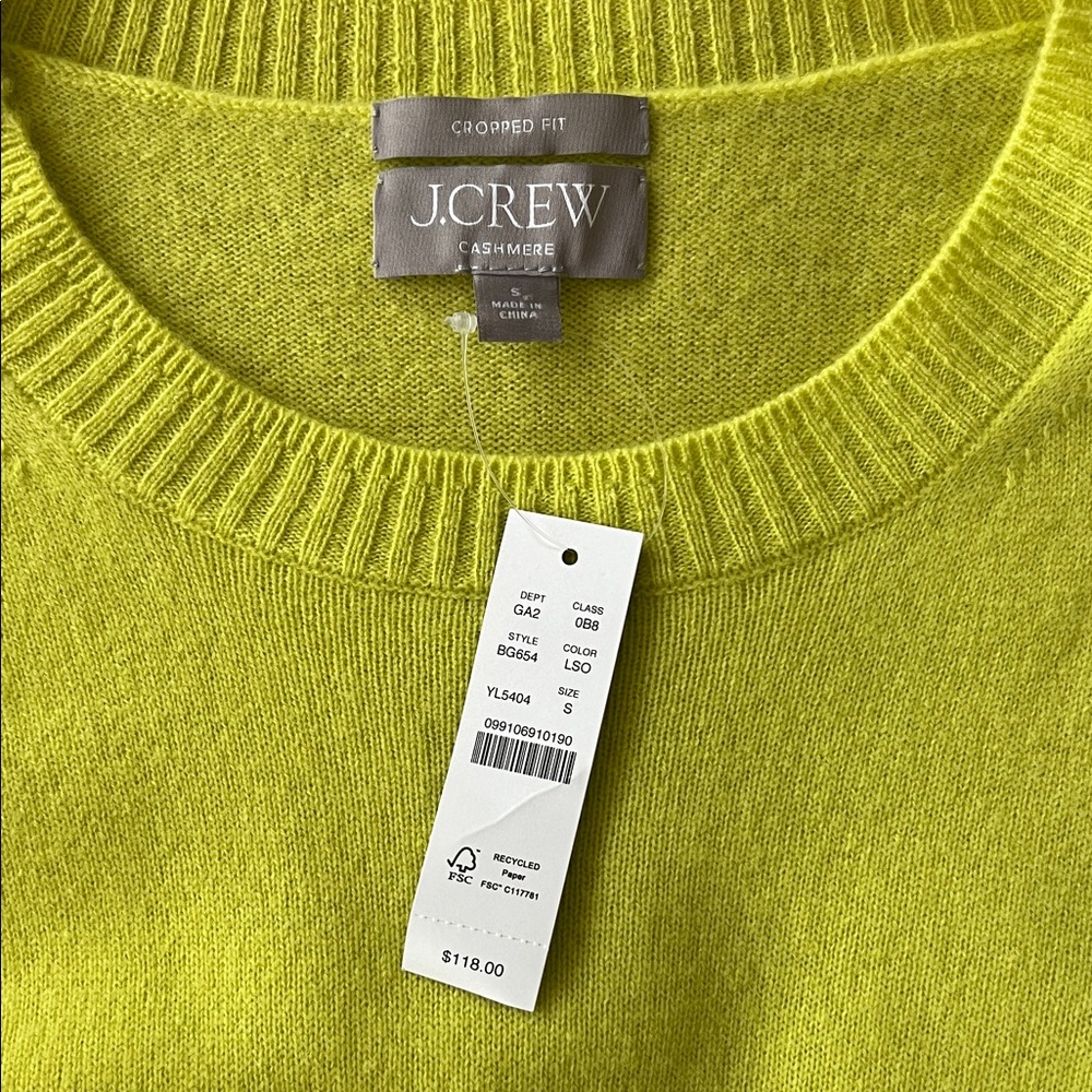 Jcrew Cashmere Cropped Sweater - Picture 4 of 9